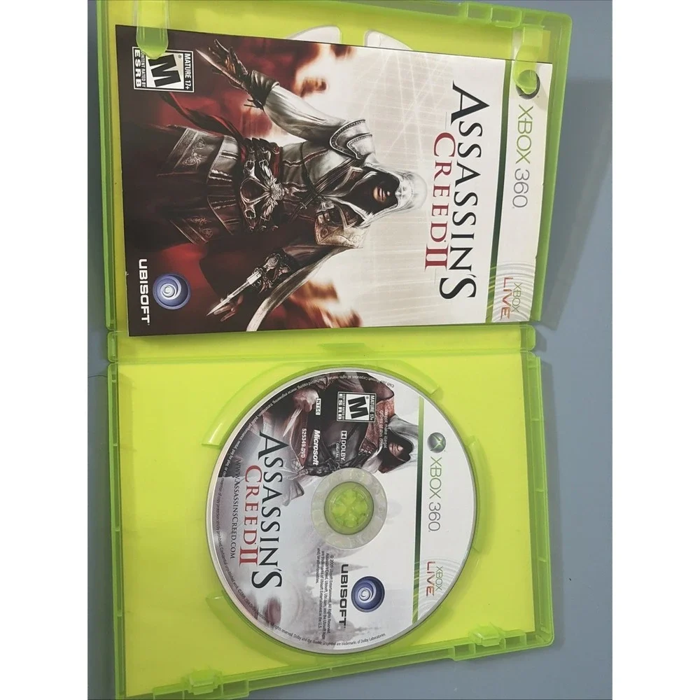 Assassin's Creed II Microsoft Xbox 360 2009 Video Game CIB Complete